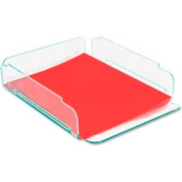 Lorell Lorell® Acrylic Single Stacking Letter Tray, Green 80654